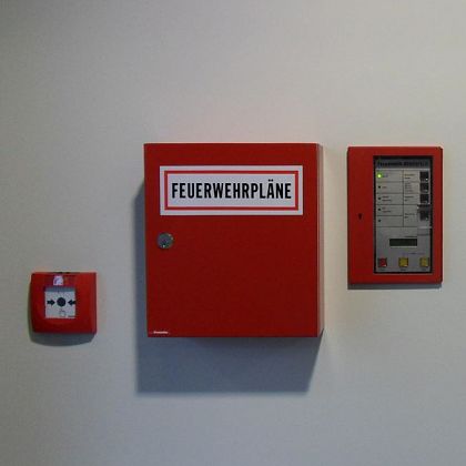 Auslösung einer Brandmeldeanlage
