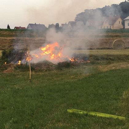 Vermeintlicher Flurbrand